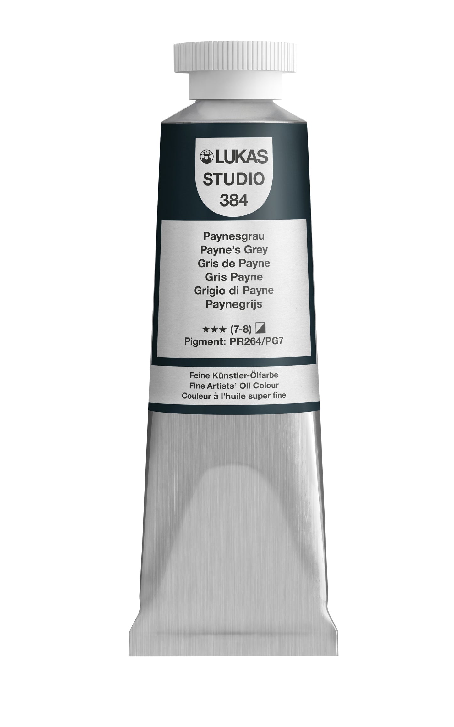 LUKAS STUDIO Ölfarbe - 0384 Paynesgrau (37/75/200ml)