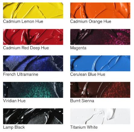 WINSOR&NEWTON Winton Ölfarben Einsteiger-Set (10x12ml)