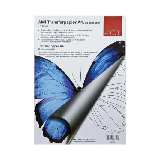 AMI Transferpapier A4 für Drucker (10 Bögen)