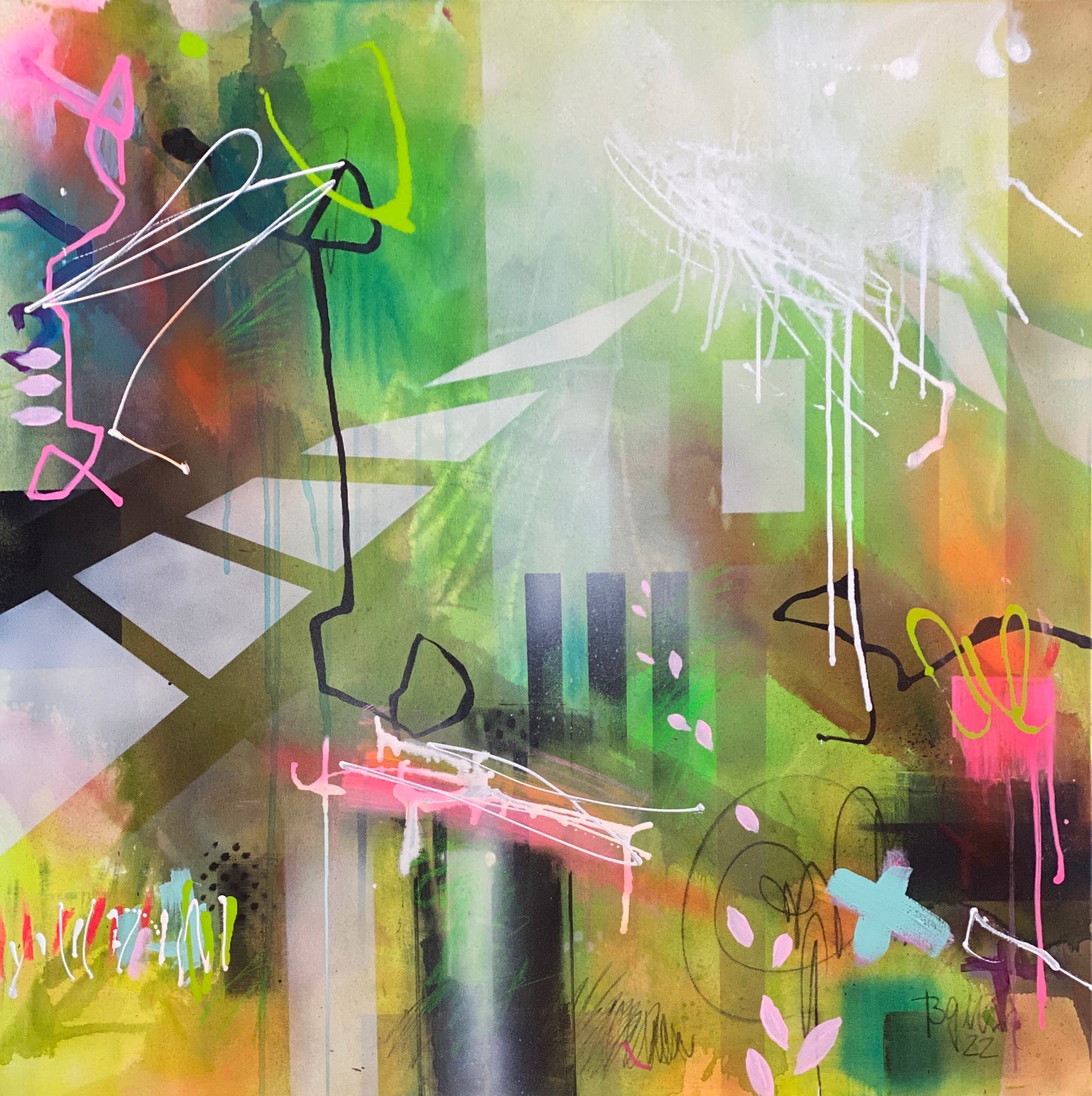 Bea Garding Schubert: "Dream Green No.1"