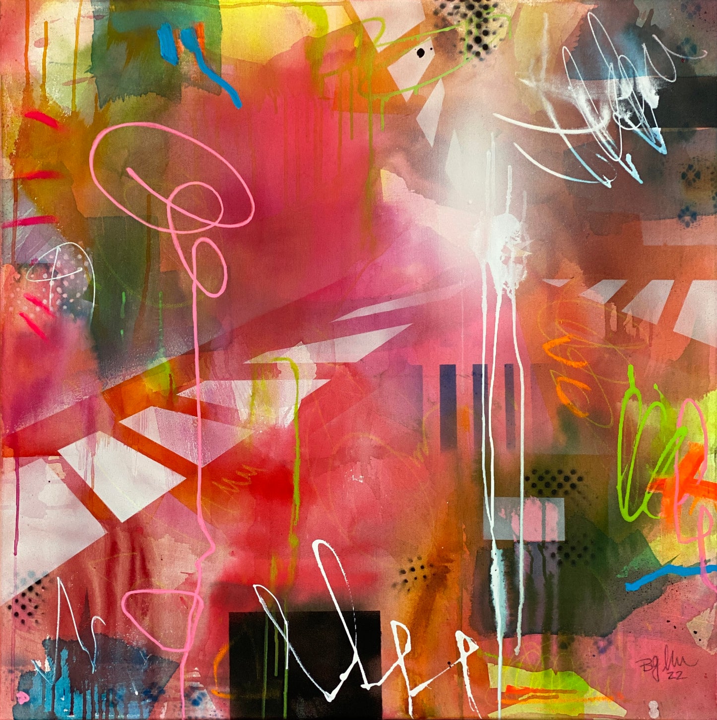 Bea Garding Schubert: "Dream Red No.1"