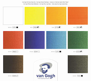 VAN GOGH Ölfarbe Holzkasten-Set Basis