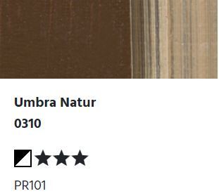 LUKAS STUDIO Ölfarbe -  0310 Umbra Natur (75/200ml)