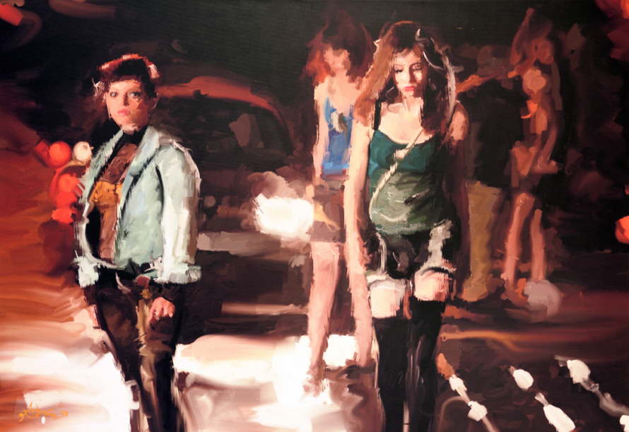 Armin Schanz | "Meet the angels from the earth" | 70 x 100 cm