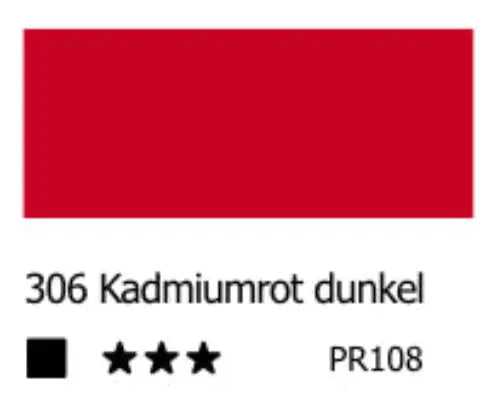 Pintura al óleo REMBRANDT - 306 rojo cadmio oscuro 40ml
