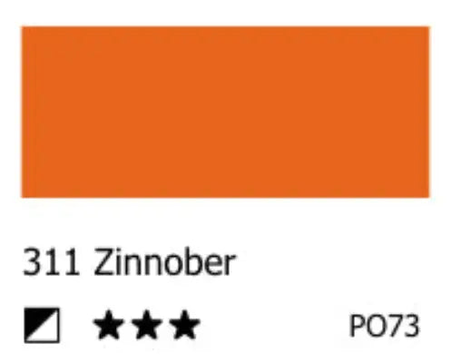 REMBRANDT Ölfarbe - 311 Zinnober 40ml
