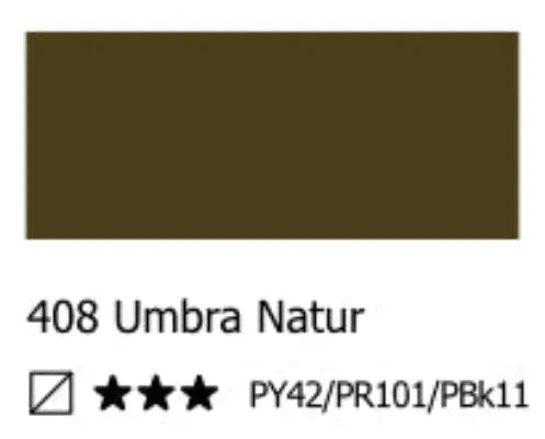 Pintura al óleo REMBRANDT - 408 Sombra Natural 40ml