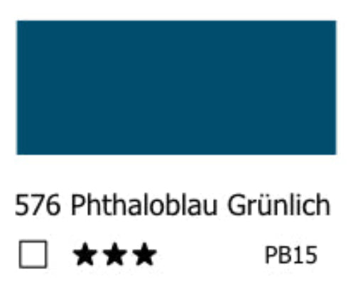 REMBRANDT Ölfarbe - 576 Phthaloblau Grünlich 40ml