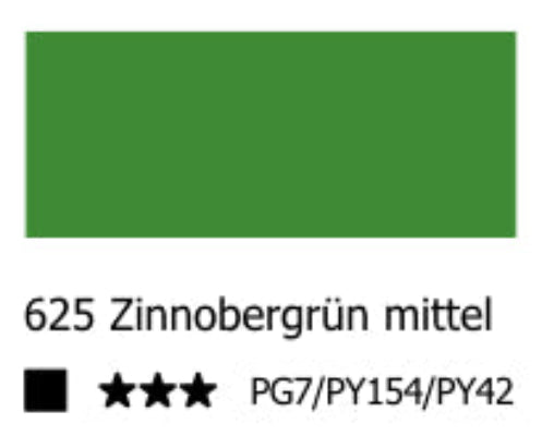 REMBRANDT Ölfarbe - 625 Zinnobergrün Mittel 40ml