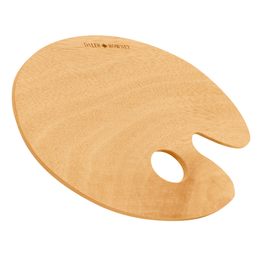 DALER ROWNEY Künstler Holzpalette 20x30cm (oval)
