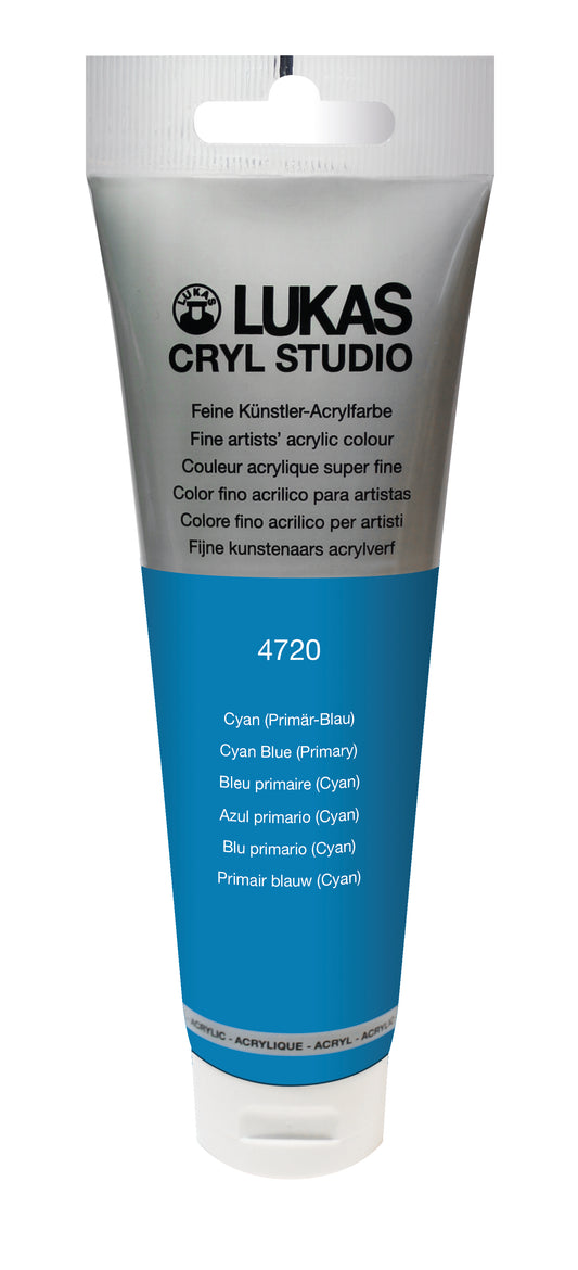 LUKAS CRYL Studio - 4720 Cyan (Primär-Blau) (125/250ml)