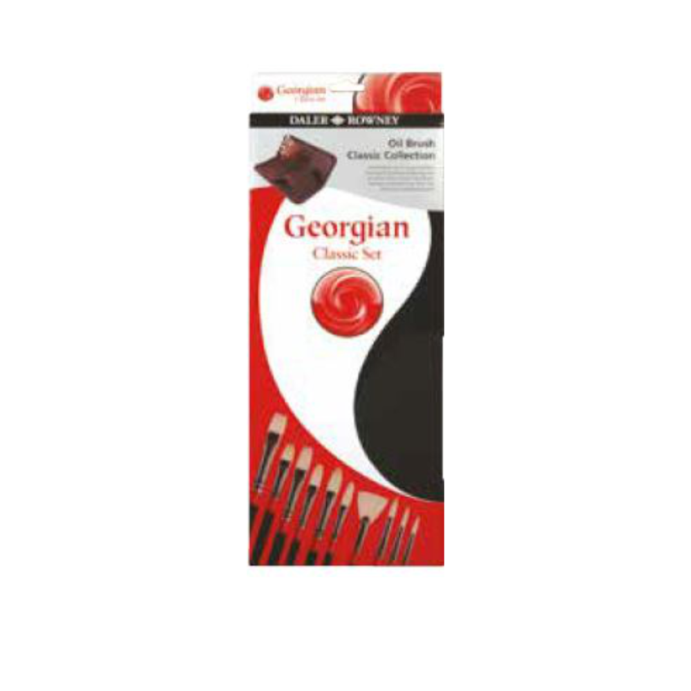 GEORGIAN Zip Set Classic mango largo de cerdas naturales