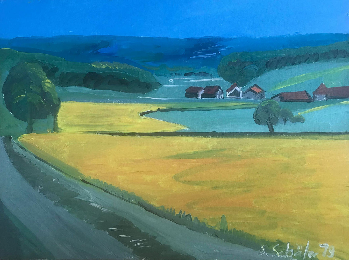 Sabine Schäfer | "Rapsfeld" | 60 x 80 cm