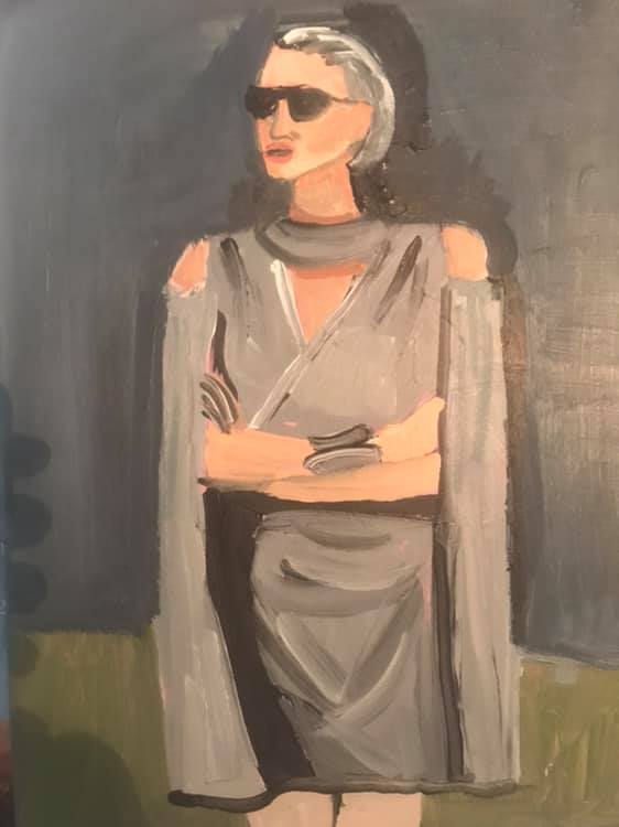 Sabine Schäfer | "Stehende Frau" | 40 x 30 cm