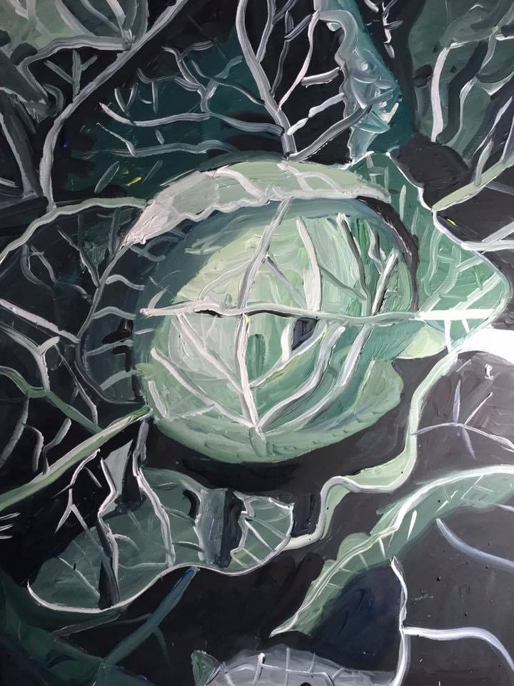 Sabine Schäfer | "Weißkohl" | 80 x 60 cm