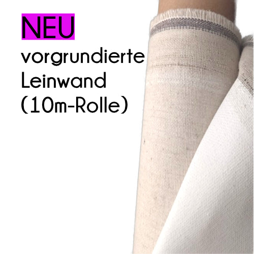 Lienzo de artista imprimado mezcla de lino y algodón (rollo de 10 m)