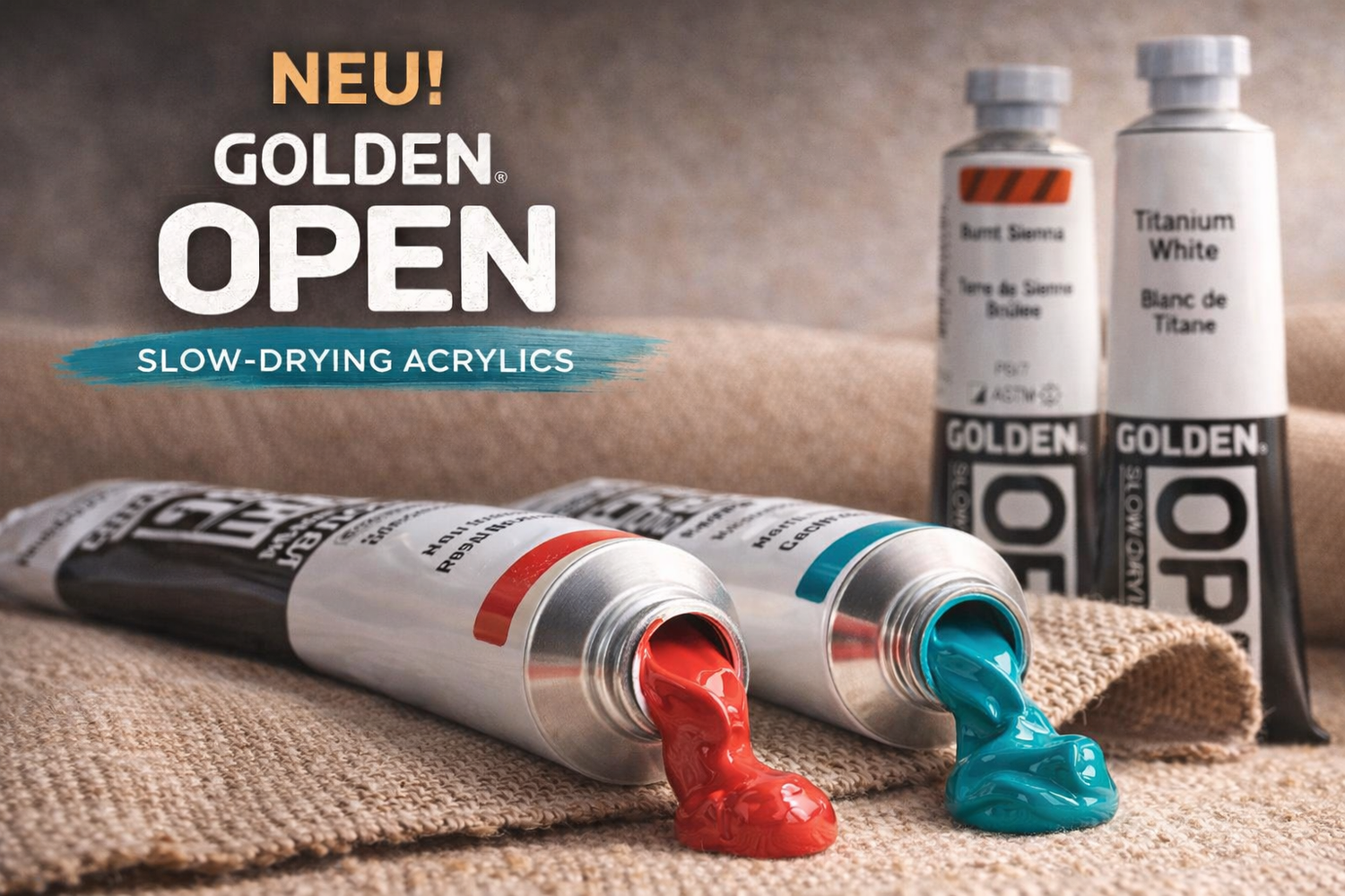 GOLDEN Open Künstleracrylfarben