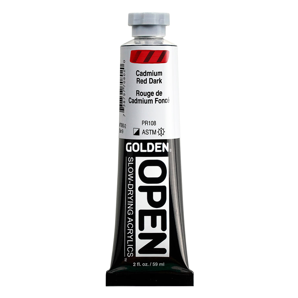 GOLDEN Open Acryl - Kadmiumrot Dunkel 7080 (59ml)