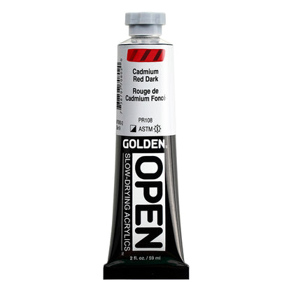 GOLDEN Open Acryl - Kadmiumrot Dunkel 7080 (59ml)