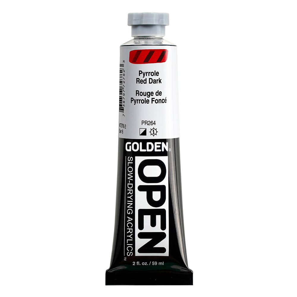 GOLDEN Open Acryl - Pyrrolrot Dunkel 7278 (59ml)