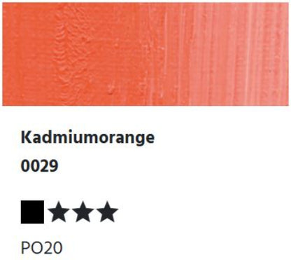 LUKAS 1862 Feinste Ölfarben - Kadmiumorange 0029 (37ml)