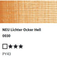 LUKAS 1862 Feinste Ölfarben - NEU Lichter Ocker Hell 0030 (37ml)