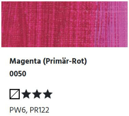 LUKAS 1862 Feinste Ölfarben - Magenta (Primär-Rot) 0050 (37ml)