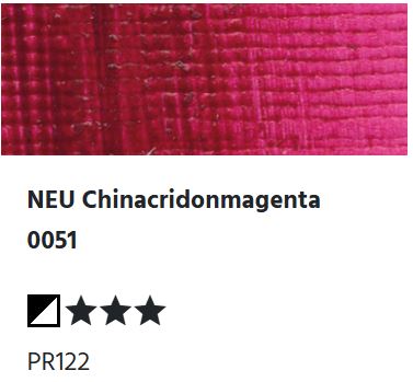 LUKAS Künstlerölfarben 1862 - NEU Chinacridonmagenta 0051 (37ml)