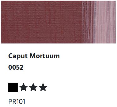 LUKAS Künstlerölfarben 1862 - Caput Mortuum 0052  (37ml)