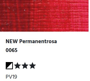 LUKAS Künstlerölfarben 1862 - NEW Permanentrosa 0065 (37ml)