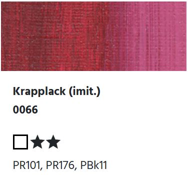 LUKAS Künstlerölfarben 1862 - Krapplack (imit.) 0066 (37ml)