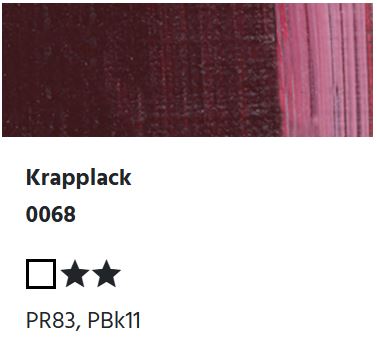 LUKAS Künstlerölfarben 1862 - Krapplack 0068 (37ml)