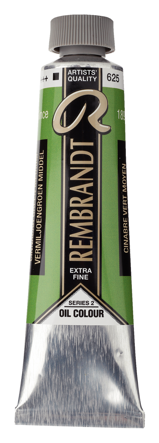 REMBRANDT Ölfarbe - 625 Zinnobergrün Mittel 40ml