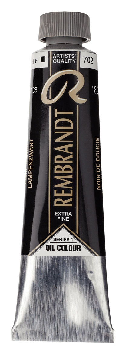 REMBRANDT Ölfarbe - 702 Lampenschwarz 40ml