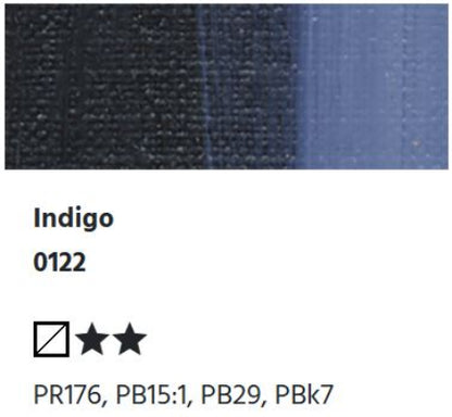 LUKAS 1862 Feinste Ölfarben - Indigo 0122  (37ml)
