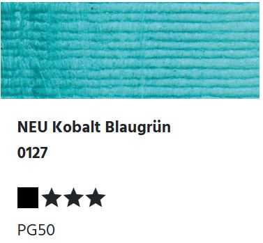 LUKAS Künstlerölfarben 1862 - NEU Kobalt Blaugrün 0127 (37ml)