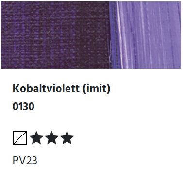 LUKAS Künstlerölfarben 1862 - Kobaltviolett (imit) 0130 (37ml)