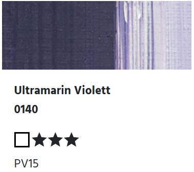 LUKAS Künstlerölfarben 1862 - Ultramarin Violett 0140 (37ml)