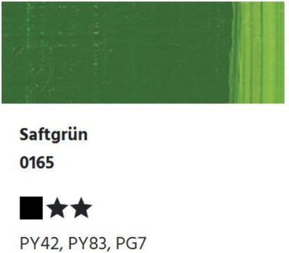 LUKAS 1862 Feinste Ölfarben - Saftgrün 0165 (37ml)