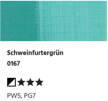 LUKAS Künstlerölfarben 1862 - Schweinfurtergrün 0167 (37ml)