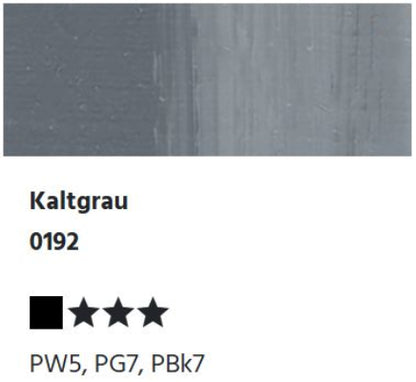 LUKAS 1862 Feinste Ölfarben - Kaltgrau 0192  (37ml)