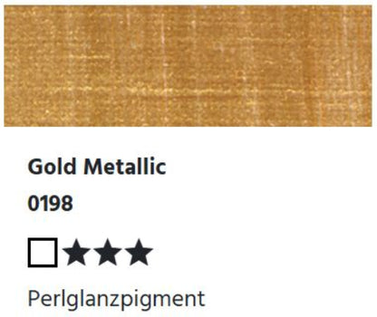 LUKAS 1862 Feinste Ölfarben - Gold Metallic 0198  (37ml)