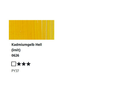 LUKAS BERLIN wassermischb. Ölfarbe - 0626 Kadmiumgelb hell (imit.) (37/200ml)