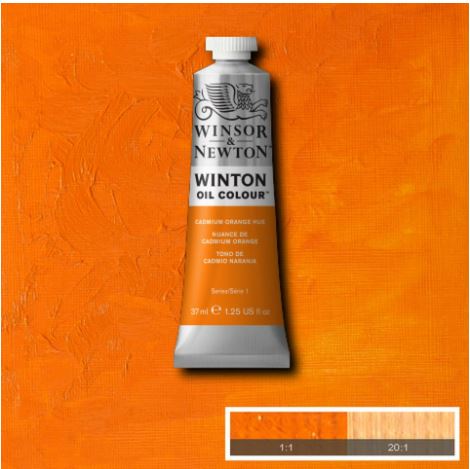WINSOR&NEWTON Winton Feine Ölfarbe - KADMIUM ORANGE FARBTON  090 (37ml)
