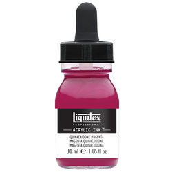 LIQUITEX Professional Acrylic Ink - Quinacridone Magenta  114 (30ml)