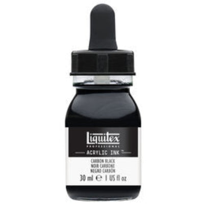 LIQUITEX Professional Acrylic Ink - Karbonschwarz  337 (30ml)