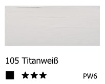 Estándar acrílico AMSTERDAM - Blanco titanio 105 (120ml)