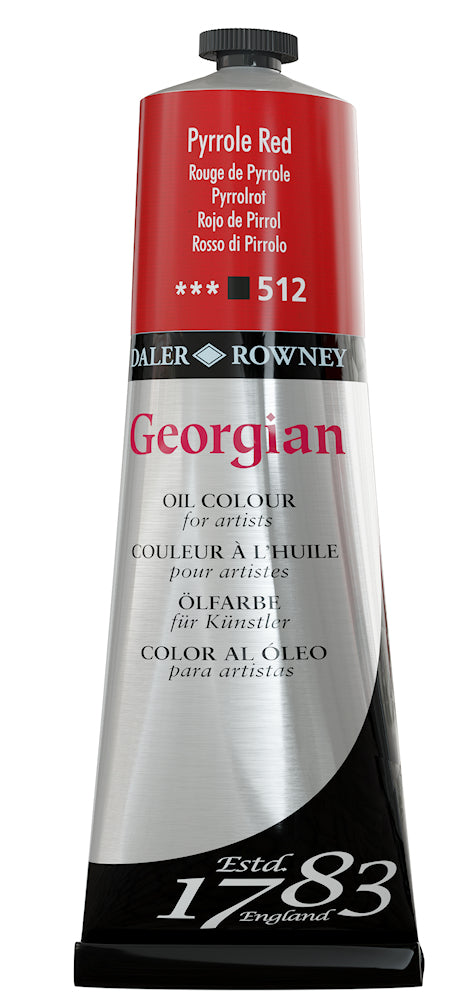 Pintura al óleo GEORGIAN rojo pirrol - 512