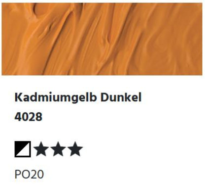 LUKAS Cryl PASTOS (HEAVY BODY) - Kadmiumgelb Dunkel  4028 (37ml)