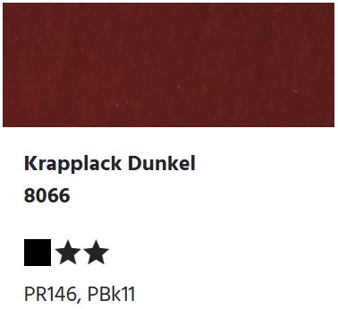 LUKAS Studio GOUACHE - Krapplack Dunkel 8066 (20ml)